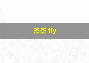 杰杰 fly